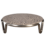 Стол журнальный круглый с узором Table Hypontic Pattern варинант исполнения - 1 | Loft Concept в Костроме