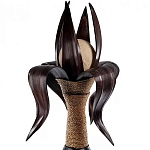 Настольная лампа черная INDONESIAN LAMPS 1 варинант исполнения - 2 | Loft Concept в Костроме