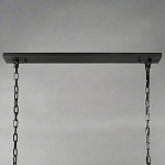 Люстра с черным каркасом и абажуром из прямоугольных мраморных панелей Calling to Shine варинант исполнения - 1 | Loft Concept в Костроме