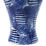 Ваза из фарфора сине-белого цвета Blue & White Ornament  варинант исполнения - 3 | Loft Concept в Костроме