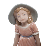 Статуэтка фарфоровая Девушка и маленькая девочка с цветами Charming Statuette варинант исполнения - 2 | Loft Concept в Костроме