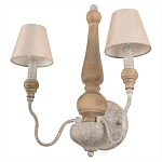 Бра с двумя конусовидными тканевыми абажурами Neighborhood варинант исполнения - 3 | Loft Concept в Костроме