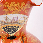 Ваза красного цвета с рисунком Chinoiserie Ceramics варинант исполнения - 2 | Loft Concept в Костроме