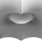 Подвесной светильник с белым фигурным абажуром и мягкими волнистыми краями Cloud Motion  варинант исполнения - 13 | Loft Concept в Костроме