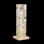 Настольная лампа прямоугольная с мозаичным хрустальным оформлением Sparks of Crystal варинант исполнения - 1 | Loft Concept в Костроме