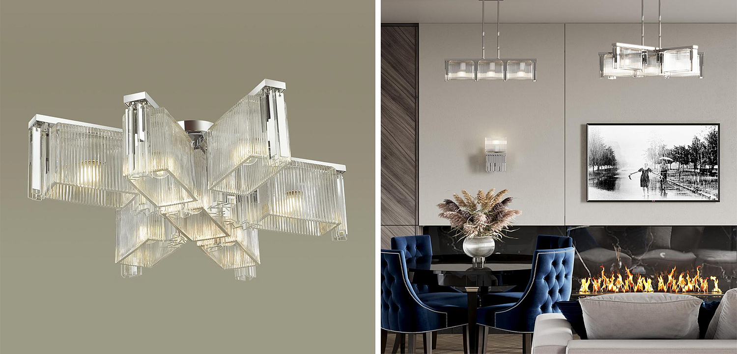 Люстра Madelen Chrome Chandelier 7 Люстра Madelen Chrome Chandelier 7 - Loft-Concept в Костроме