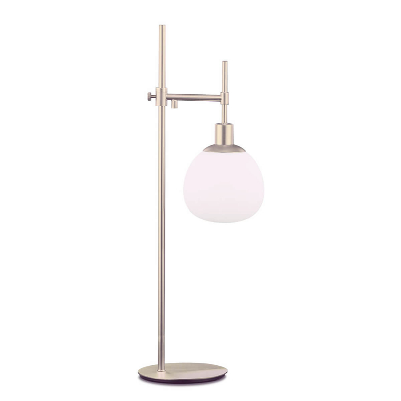 Настольная лампа Tiepolo Ball Table lamp nickel Белый Никель Настольная лампа Tiepolo Ball Table lamp nickel Белый Никель в Костроме | Loft Concept
