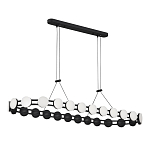 Люстра овальная с круглыми светодиодными источниками света Maxine Light варинант исполнения - 9 | Loft Concept в Костроме