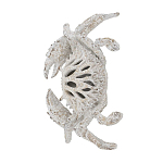 Статуэтка краб с детализированной текстурой в белом цвете Marine Accessories варинант исполнения - 1 | Loft Concept в Костроме