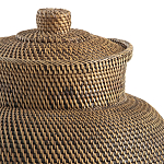 Плетеная корзина из ротанга и бамбука Wicker Vase Basket варинант исполнения - 2 | Loft Concept в Костроме