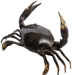 Статуэтка из бронзы в виде краба Animals Bronze варинант исполнения - 3 | Loft Concept в Костроме