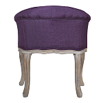 Кресло низкое в стиле прованс Louis French Armchair purple flax варинант исполнения - 3 | Loft Concept в Костроме