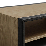 Стол журнальный в стиле лофт с полкой для хранения Warm Industrial варинант исполнения - 2 | Loft Concept в Костроме