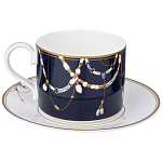 Чайный набор из фарфора с изображением лошадей на 6 персон 12 предметов Porcelain Horse Set варинант исполнения - 2 | Loft Concept в Костроме