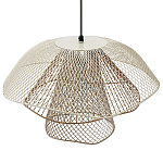 Подвесной светильник Beige Gold Mesh Lampshade Hanging Lamp варинант исполнения - 4 | Loft Concept в Костроме