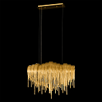 Люстра подвесная с металлическими цепочками и изогнутыми металлическими дугами 72 см Atlantis Chain варинант исполнения - 13 | Loft Concept в Костроме