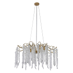 Люстра c подвесками из прозрачного хрусталя Диаметр 85 см FAIRYTREE Light варинант исполнения - 2 | Loft Concept в Костроме