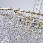 Люстра многоярусная с каскадами кристаллов Crystal Rains варинант исполнения - 8 | Loft Concept в Костроме