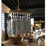 Люстра квадратная плетеная с бахромой Wicker Square Chandelier with Tassels варинант исполнения - 4 | Loft Concept в Костроме