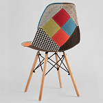 Стул с обивкой в технике пэчворк DSW варинант исполнения - 5 | Loft Concept в Костроме