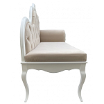 Рекомье со спинкой в стиле прованс Montmartre Provence Ottoman варинант исполнения - 7 | Loft Concept в Костроме