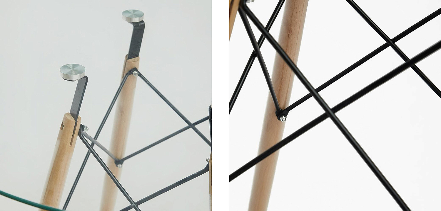 Стол DSW glass table - Loft-Concept в Костроме