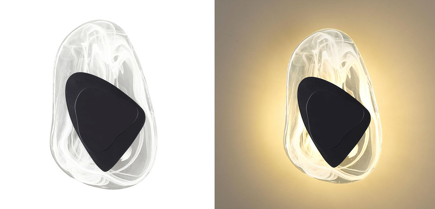 Бра Transparent Pebbles Sconces Black Бра Transparent Pebbles Sconces Black - Loft-Concept в Костроме