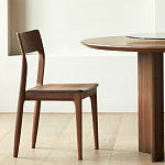 Стол обеденный круглый с двойной столешницей Walnut Wood Table варинант исполнения - 8 | Loft Concept в Костроме