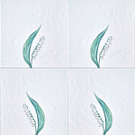 Плитка с узором Ландыш варинант исполнения - 1 | Loft Concept в Костроме