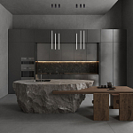 Подвсеной светильник светодиодный металлический цилиндрической формы черный Trumpet tube варинант исполнения - 4 | Loft Concept в Костроме