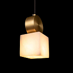 Подвесной светильник светодиодный с квадратным плафоном Stone Helios варинант исполнения - 2 | Loft Concept в Костроме