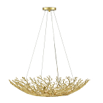 Люстра в форме золотой чаши из кораллов Coral Decor варинант исполнения - 2 | Loft Concept в Костроме