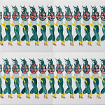 Плитка дизайнерская Фруктовый лес варинант исполнения - 1 | Loft Concept в Костроме