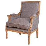 Кресло William Classical Armchair grey flax варинант исполнения - 3 | Loft Concept в Костроме