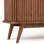 ТВ-тумба с двумя раздвижными дверцами Toinette Brown TV Stand варинант исполнения - 6 | Loft Concept в Костроме