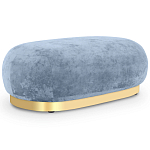 Длинный овальный пуф Ambrose Soft Oval Pouf варинант исполнения - 6 | Loft Concept в Костроме