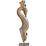 Арт-объект из антикварного тика Antique Fragment Statuette варинант исполнения - 1 | Loft Concept в Костроме