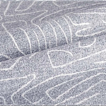 Мебельная ткань Букле серый цвет 140 см T3-9 варинант исполнения - 1 | Loft Concept в Костроме