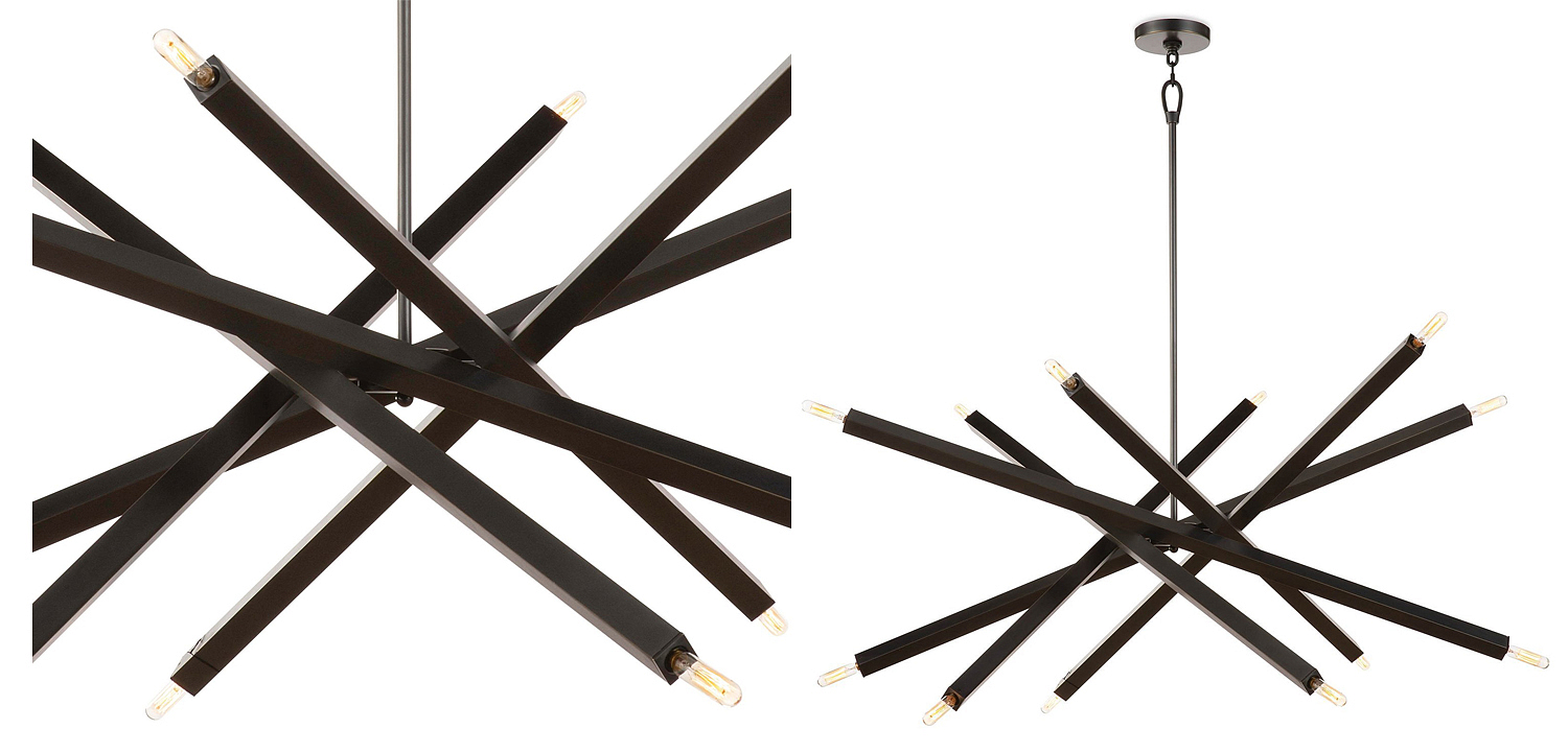 Люстра Blathmac Black Chandelier Люстра Blathmac Black Chandelier - Loft-Concept в Костроме