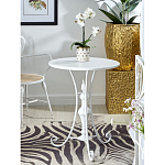 Столик белый кованный в прованском стиле Vaucluse варинант исполнения - 4 | Loft Concept в Костроме