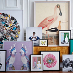 Панно Розовый цветок вышитое бисером PETALS BEADED ART варинант исполнения - 1 | Loft Concept в Костроме