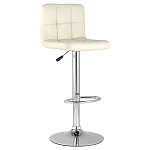 Барный стул с сиденьем молочного цвета Honory варинант исполнения - 1 | Loft Concept в Костроме