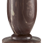 Настольная лампа из мрамора с тканевым абажуром Seductress варинант исполнения - 1 | Loft Concept в Костроме