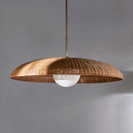 Люстра круглая из ротанга Long Lasting Chandelier варинант исполнения - 2 | Loft Concept в Костроме