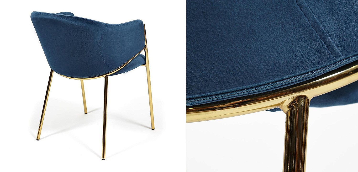 Стул Dolores blue velvet - Loft-Concept в Костроме