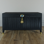 Большой дизайнерский Сундук Elsa Dreams Black варинант исполнения - 1 | Loft Concept в Костроме