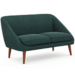 Двухместный диван с обивкой из велюра Belanger Sofa варинант исполнения - 2 | Loft Concept в Костроме