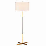 Торшер с тканевым абажуром в форме цилиндра Pinwheel Shape Base варинант исполнения - 1 | Loft Concept в Костроме