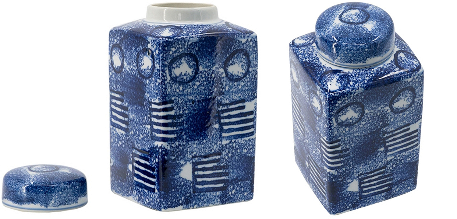 Ваза с крышкой Abstraction Vase square Ваза с крышкой Abstraction Vase square - Loft-Concept в Костроме