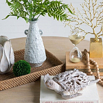 Статуэтка черепаха с ажурным панцирем и детализированной текстурой в белом цвете Marine Accessories варинант исполнения - 6 | Loft Concept в Костроме